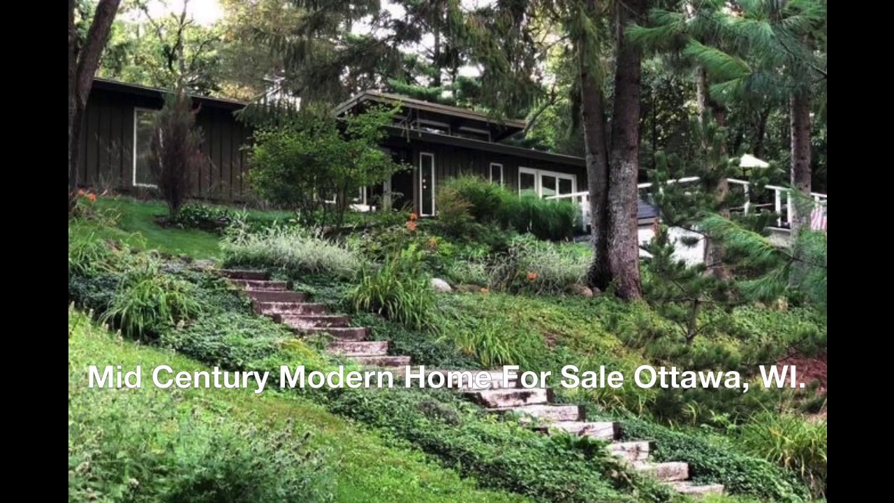 MidCentury Modern Home For Sale, Ottawa, WI. YouTube