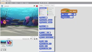 SCRATCH Initialiser la position et de l