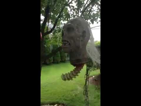 Aazon.co: Edlike Halloween Cut Off Head Props,Scary Realistic Hanging