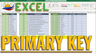 Excel How to Create a Unique ID or Primary Key Using IF Function