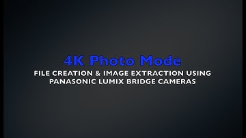 4K-fotomodus op de Panasonic Lumix FZ80/82-camera