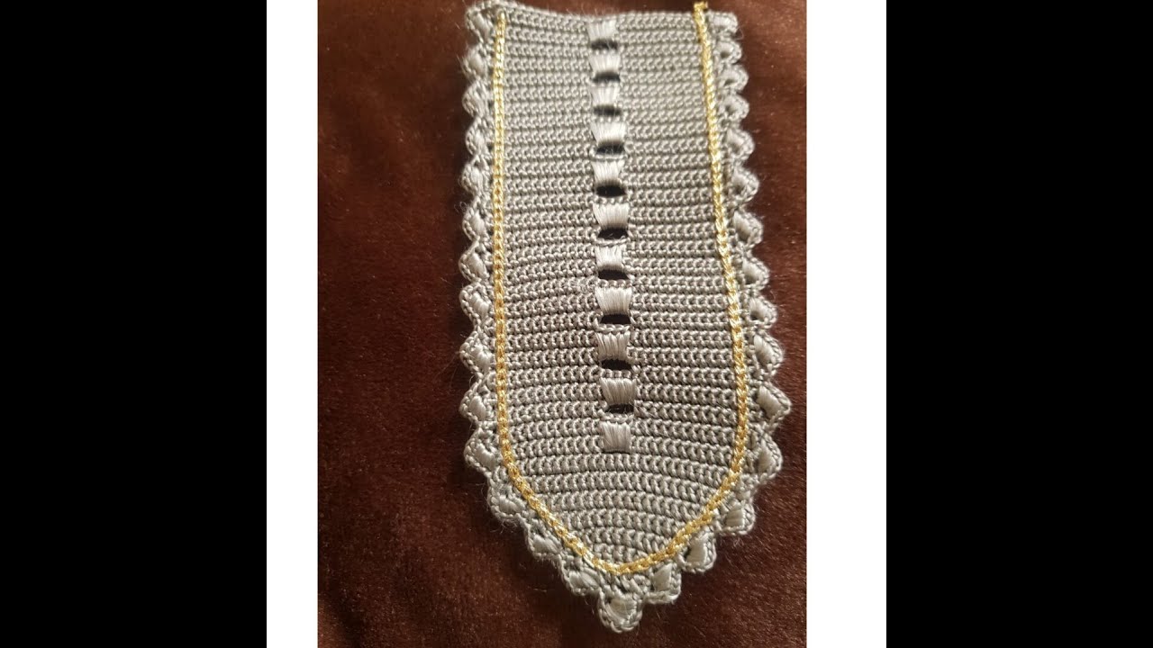 نصف طوق بالكروشي مزين بالصقلي ديريه فجلابة مغربية كايجي أكتر من رائع : الجزء الثاني 🎇🎇🎇