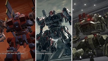 All Arena Intro Cutscenes - Armored Core 6: Fires of Rubicon (All AC Characters)