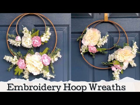 embroidery-hoop-wreaths-|-spring-diy