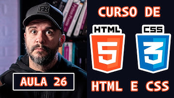 Unidades de medida no CSS (px, em, rem, vw, vh, vmax, vmin e %) - Curso de HTML e CSS - Aula 26