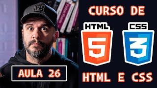 Unidades de medida no CSS (px, em, rem, vw, vh, vmax, vmin e %) - Curso de HTML e CSS - Aula 26