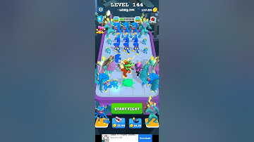 @Monster rampage rainbow merging level 144