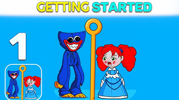 🆕 Huggy Time - Pull Pin Puzzle All Levels 1-30 Gameplay Android, iOS New Game  #1 | Max Level