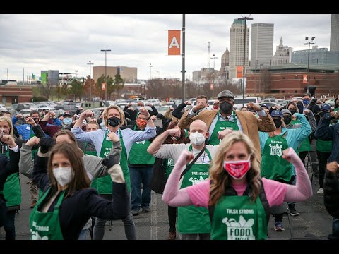 Food on the Move celebrates one year of donations - YouTube