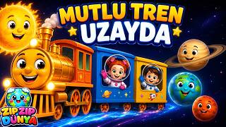 Mutlu Tren Uzayda 🚂 | Gezegenler Şarkısı | Eğitici Çocuk Şarkıları