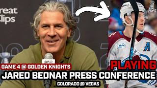 Jared Bednar Says MacKinnon WILL Play, What He TOLD Blackwood & More Before DO OR DIE Game 4 @ Vegas