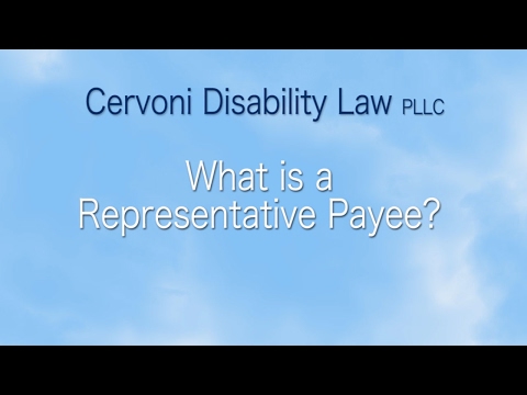 What is a representative payee?