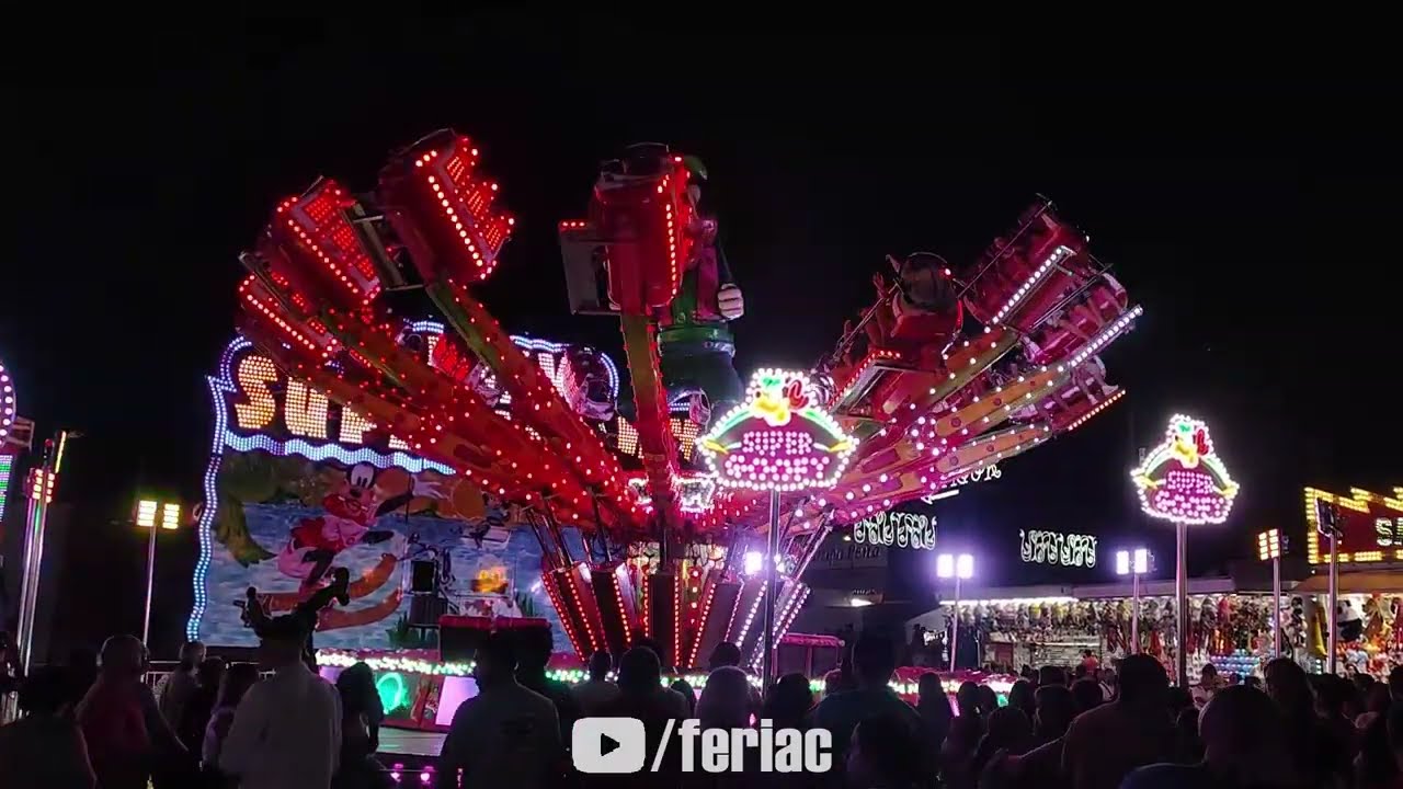 Atracción Super Goofy OFFRIDE Feria de Málaga 2024