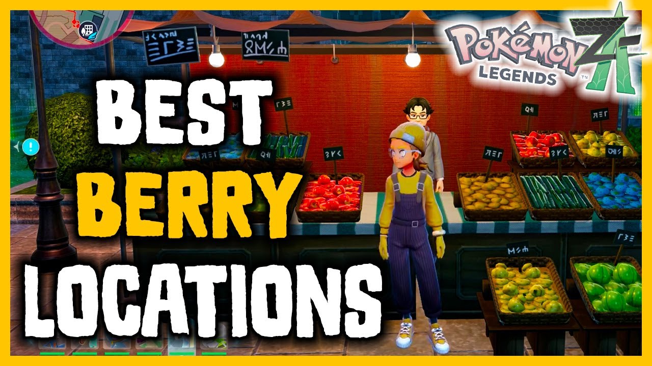 Where To Get Berries – Pokémon Legends Z-A 🍓🌿 - YouTube