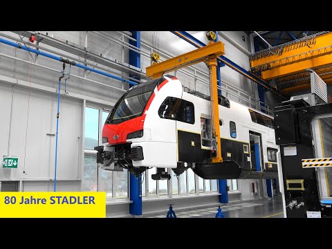 ???8️⃣0️⃣80 Jahre Stadler: Werksrundgang STADLER Rail St. Margrethen Schweiz