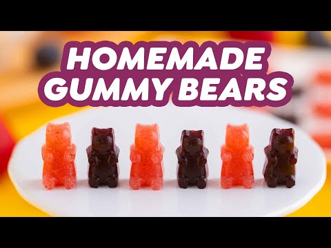 Gummy Bear Silicone Mold (2 Pack)  Homemade gummy bears, Gummy bears,  Gummies