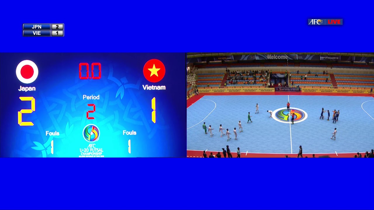 M10 Japan Vs Vietnam Afc U 20 Futsal Championship Ir Iran