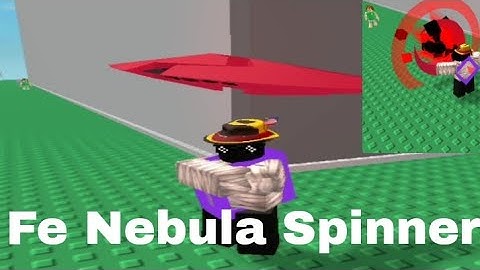 Roblox Fe Script Showcase | Fe nebula Spinner | Fluxus and Hydrogen