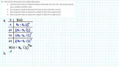 1105 RP2 044 - Constructing and Using an Exponential Decay Model