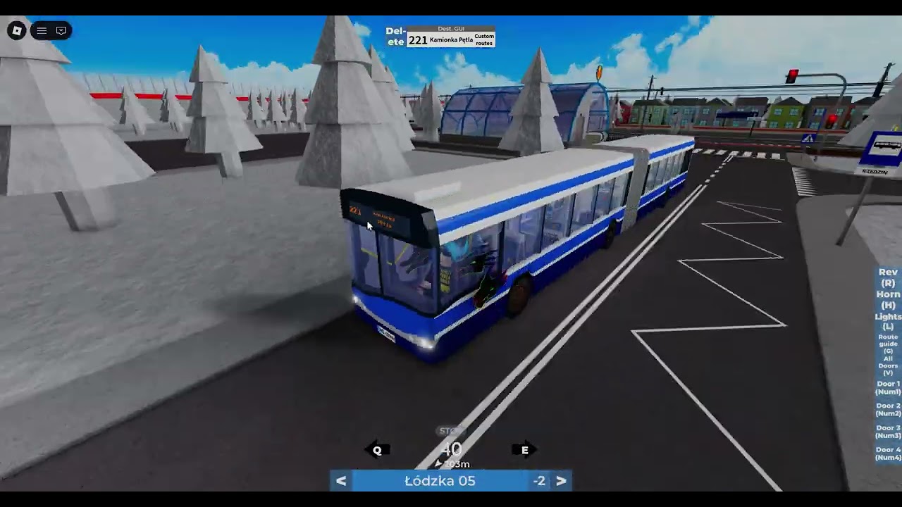 Przegłuba na 221? Linia 221 kierunek Kamionka pętla Nid's Buses & Trams