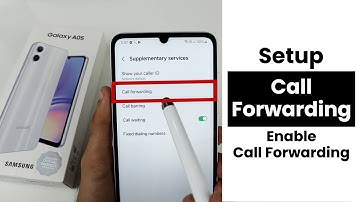 Set Up Call Forwarding In Samsung Galaxy A05 | Enable Call Forwarding