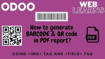 How to generate barcode | qr code in Odoo | Odoo tutorial