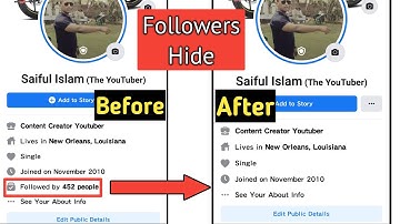How to Hide Followers on Facebook