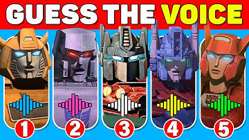 Guess the Transformers: War for Cybertron Trilogy Characters by Their Voice - Quiz for Fans!