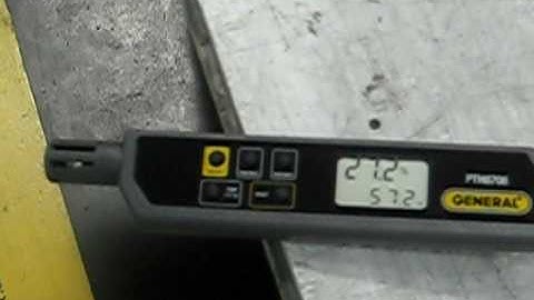 Temperature & Humidity Testing Concrete Floors