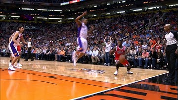 Nate Robinson pulls out the DUCK and UNDER move!