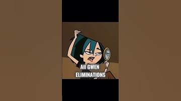 All Gwen | Total Drama | eliminations #foryou #totaldramaworldtour #totaldrama