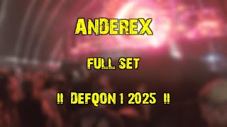 Download Lagu Anderex (full set) @ DEFQON.1 2025 (SELF-RECORDED, NON-RIP) MP3 Download Lagu Anderex (full set) @ DEFQON.1 2025 (SELF-RECORDED, NON-RIP) MP3
