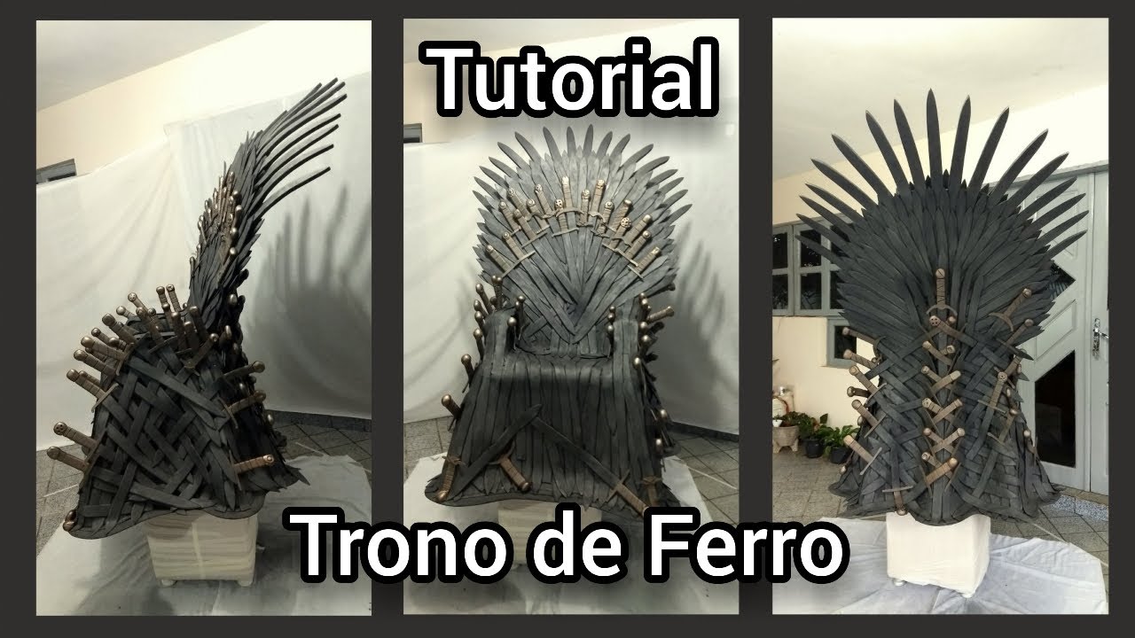 Tutorial de Como Fazer o Trono de Ferro de Game of Thrones - Dicas de Cosmaker