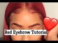 RED EYEBROW TUTORIAL (SUPER EASY)~ | Danni Ventura