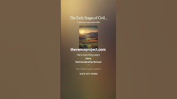 Thumbnail of The Early Stages of Civilization 3 - Short #AI #Song by #Suno #lyrics by #ChatGPT #music #newmusic