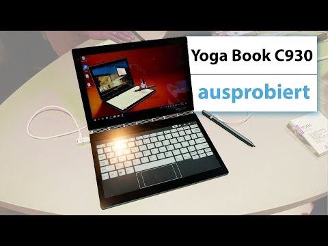 Lenovo Yoga Book C930 Erster Eindruck & Hands On | deutsch #IFA2018