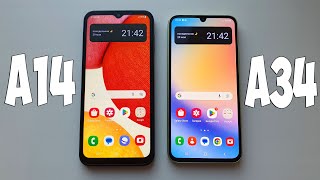 SAMSUNG GALAXY A14 VS GALAXY A34 - В ЧЕМ РАЗНИЦА? ПОЛНОЕ СРАВНЕНИЕ!