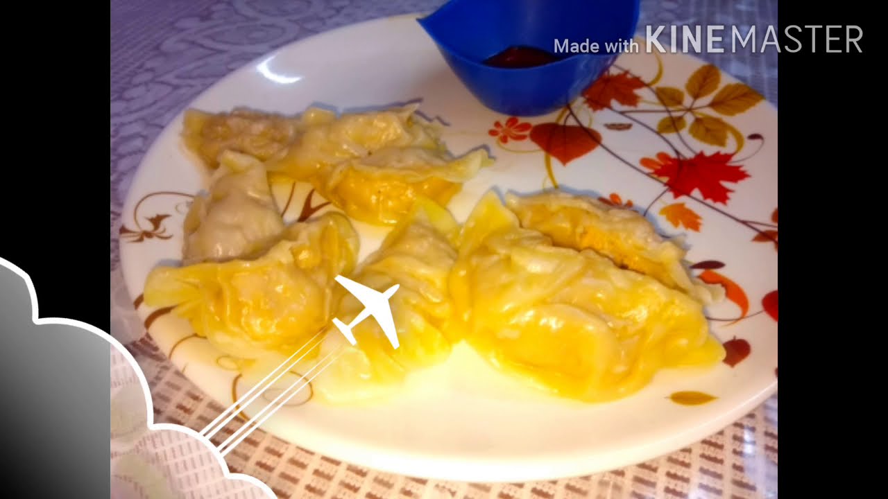 Chicken momo..(how to make chicken momo) - YouTube