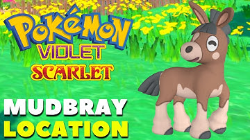 How To Get Mudbray In Pokémon Scarlet & Violet (Early Mudbray Location)