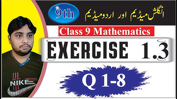 Class 9 - Math - Chapter 01 Exercise 1.3 || Science Plus|| Umair Mughal