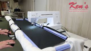 Baby Lock Jazz II and Grace Cutie Quilting Frame Overview by Ken's Sewing Center Muscle Shoals, AL