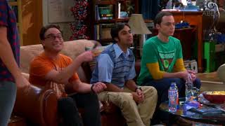 Big Bang Theory:- Howard is training for his first pitch in a Baseball Game