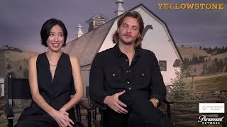 Interview with Luke Grimes and Kelsey Asbille about the 5th Season of Yellowstone