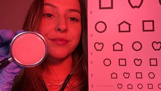 ASMR Mandatory Medical Exam 🩺 (LONG eye exam with lights)