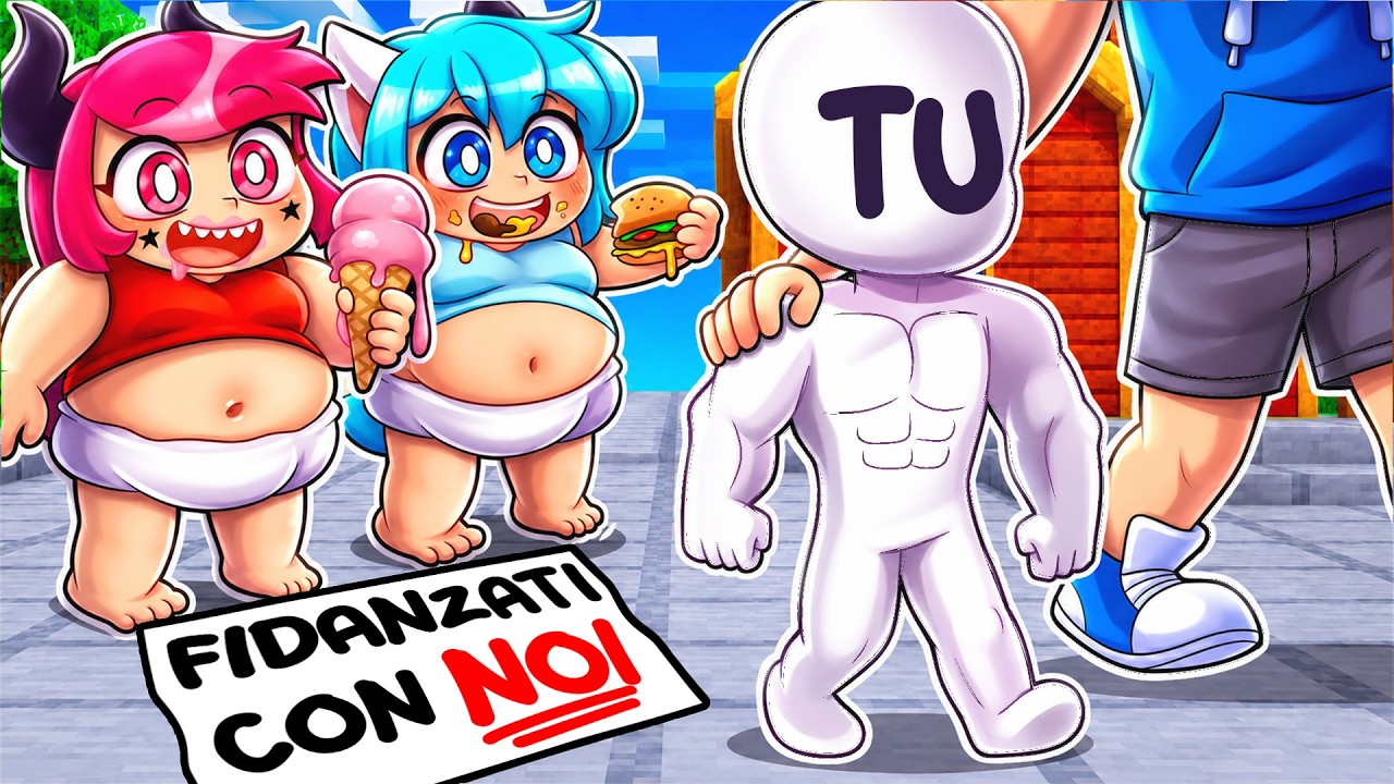 TU hai avuto delle FIDANZATE da NEONATO MUSCOLOSO su Minecraft!