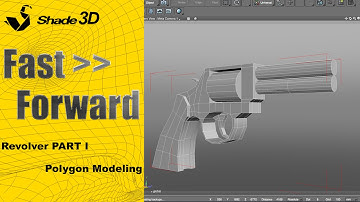 Shade 3D Revolver modeling  - PART I