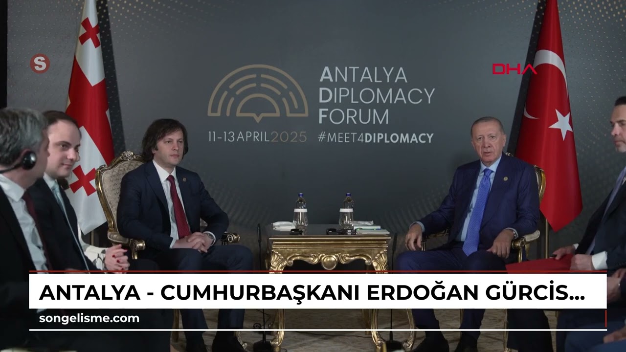 Antalya - Cumhurbaşkanı Erdoğan, Gürcistan Başbakanı Kobakhidze'yi kabul etti
