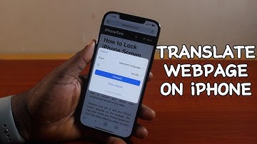How to Translate Webpage on iPhone