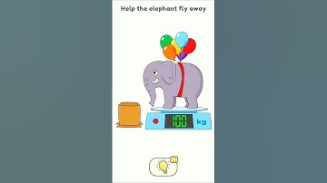 Dop 2 (Delete One Part) Level-343 Help the elephant fly away #viralvideo #shorts @puzzle111