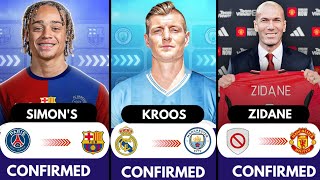 🚨 ZIDANE TO UNITED DONE 🔥, LATEST CONFIRME TRANSFER SUMMER 2024, ⏳️ Kroos ✅️, Simon's 🔥, Mbappe,